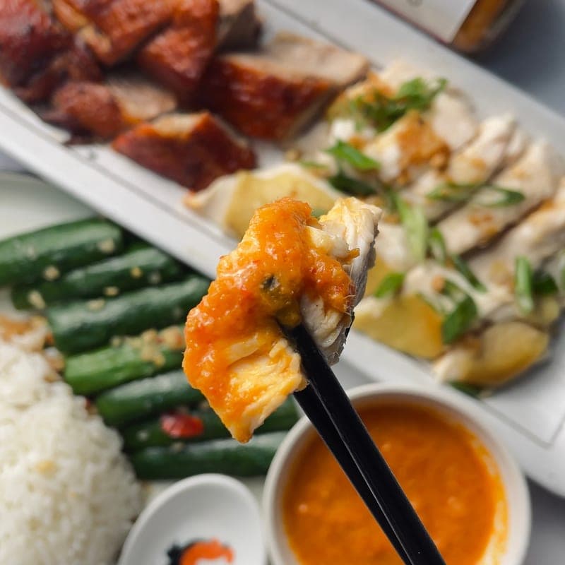 Chilli sauce with roast meats